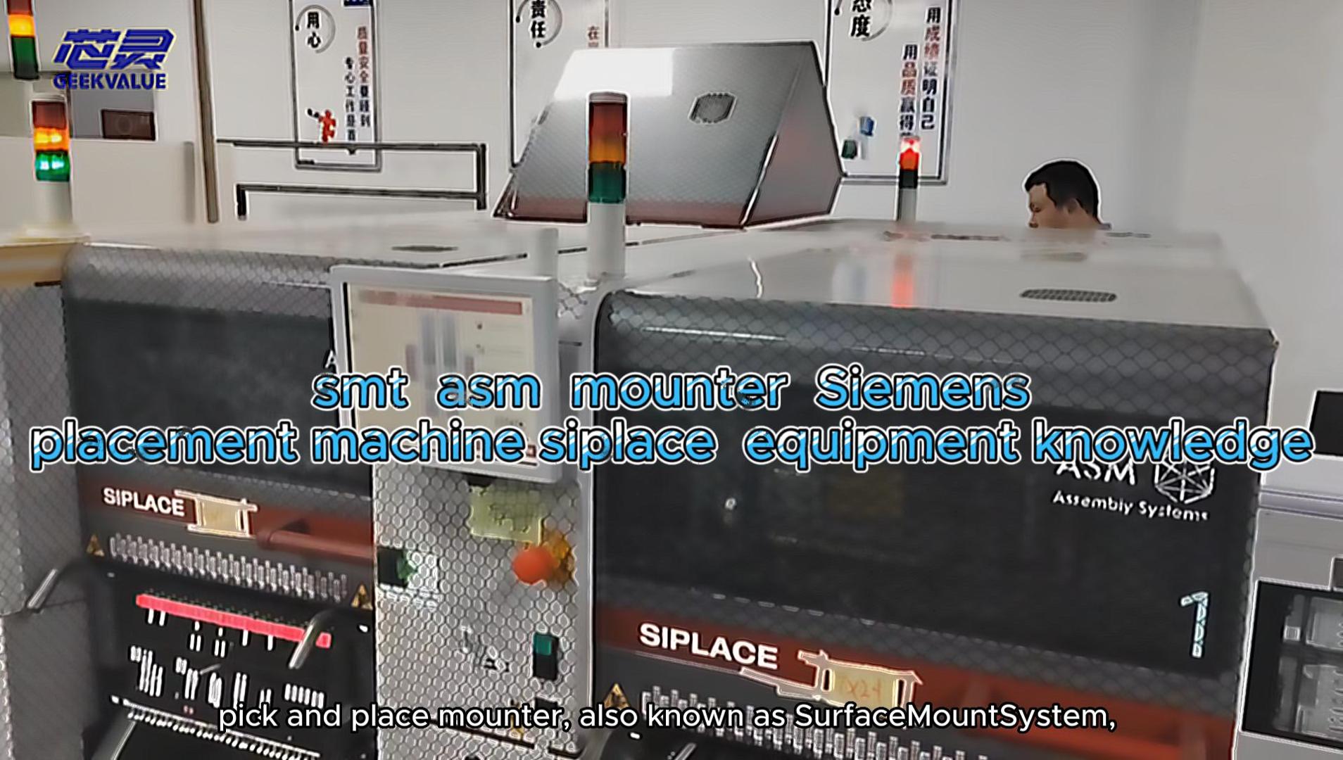 smt pick and place mounter knowledge-asm siplace placement machine/siemens asm  smt chip equiment