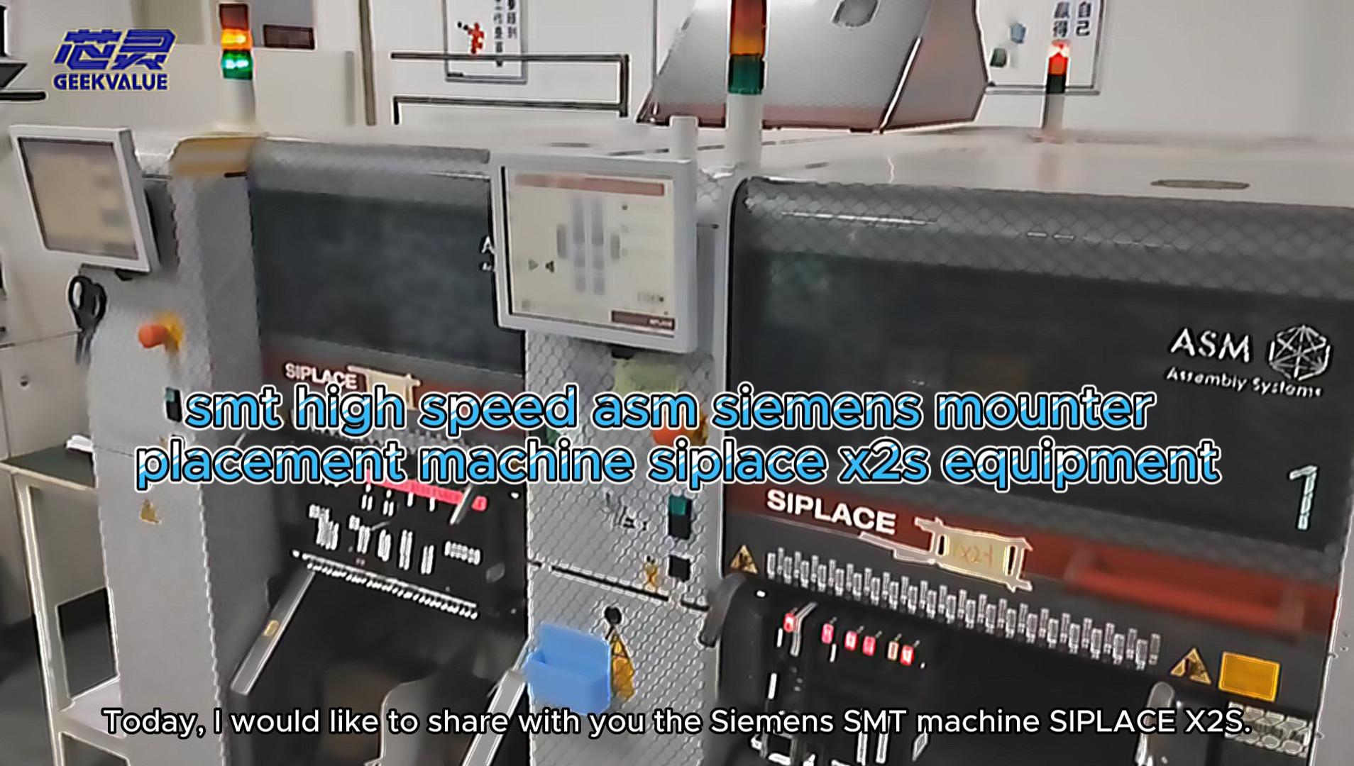 smt high speed asm siemens mounter placement machine siplace x2s equipment