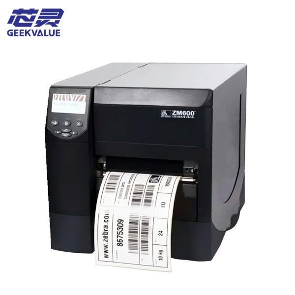 Zebra industrial barcode thermal printer ZM600