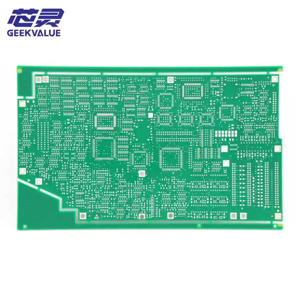 10-Layer POFV Process Silver Printed Circuit Board